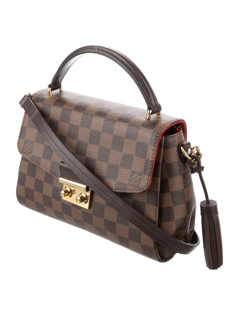 croisette damier ebene handbags